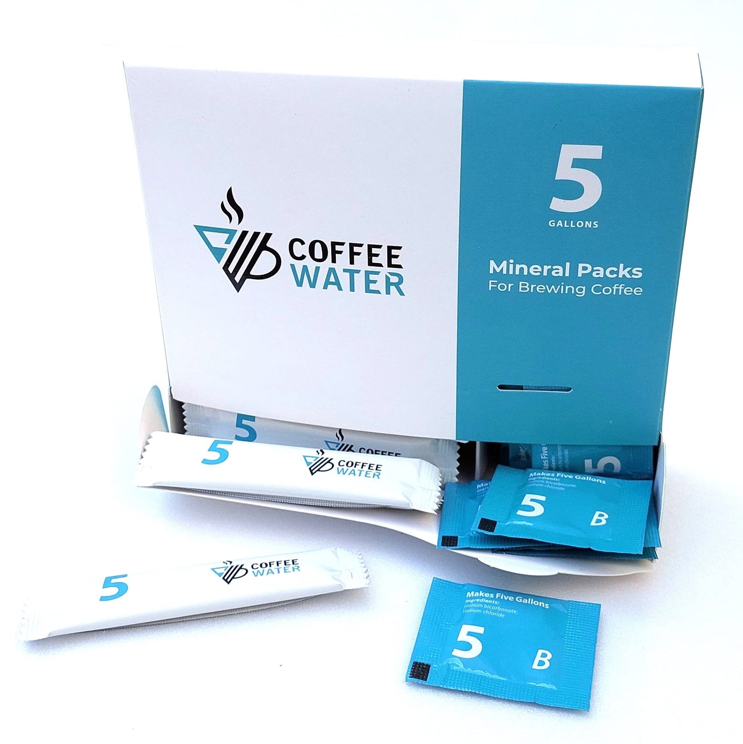 COFFEE WATER Mineral Packs for Making Water for Coffee (Makes 125 Gallons)