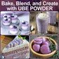 10oz Pure Natural Purple Ube Powder, Yam Powder for Baking, Purple Sweet Potato Food Coloring Powder, No Sugar, Vegan & Sourced