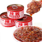 QIXINLIZYY Instant Chili Sauce with Mushrooms and Peppers, 80g Can, Spicy Flavor