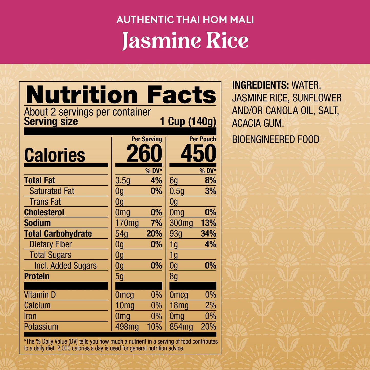 Royal - Ready To Heat Rice - Authentic White Jasmine, 4 Count