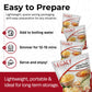 Legacy Food Storage 60 Serving Emergency Food Supply Bucket, 12 Entrees, 23,400 Total Calories, Shelf Stable Lunch & Dinner, Freeze Dried Survival Meals For Mre Camping, Hiking, Prepping