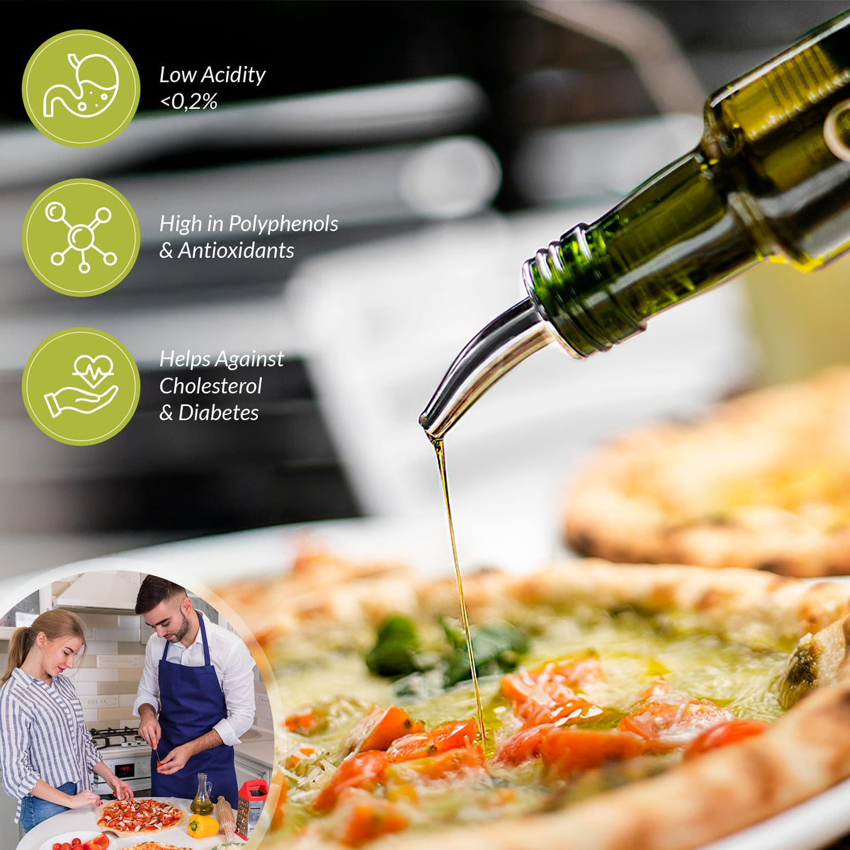 Alonso, Coratina Extra Virgin Olive Oil, Chile, Gold NYIOOC 2025, High Polyphenols 643 mg/kg, High Hydroxytyrosol, Single Source