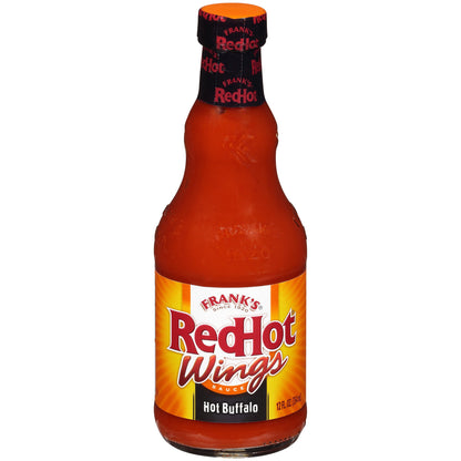 Frank's RedHot Hot Buffalo Wings Hot Sauce, 12 fl oz