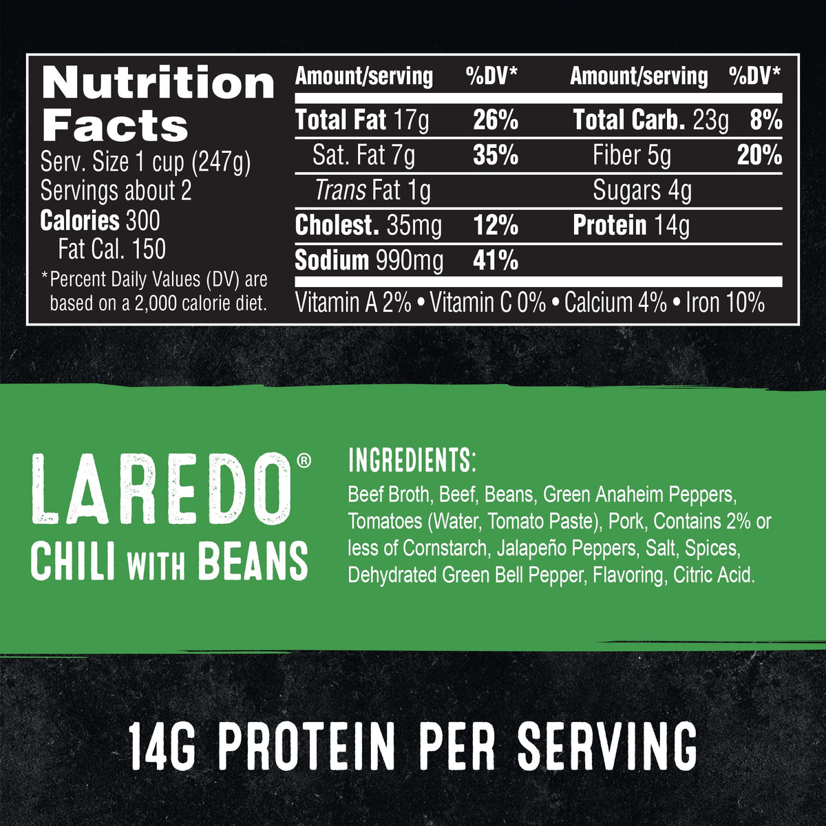 STAGG Laredo Chili With Beans, 15 Oz (Pack of 6)