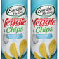 Sensible Portions Stacked Garden Veggie Chips, Salt & Vinegar, 5 oz (Pack of 2)