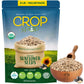 CROP BY POP - Organic Raw Hulled Sunflower Seed Kernels - Unsalted, Shelled (32oz - 2 LB) 100% Natural, Non-GMO, Vegan, Kosher -