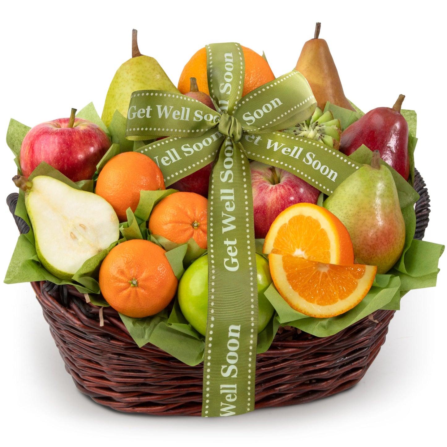 A Gift Inside Get Well Soon California Bounty Fruit Gift Basket