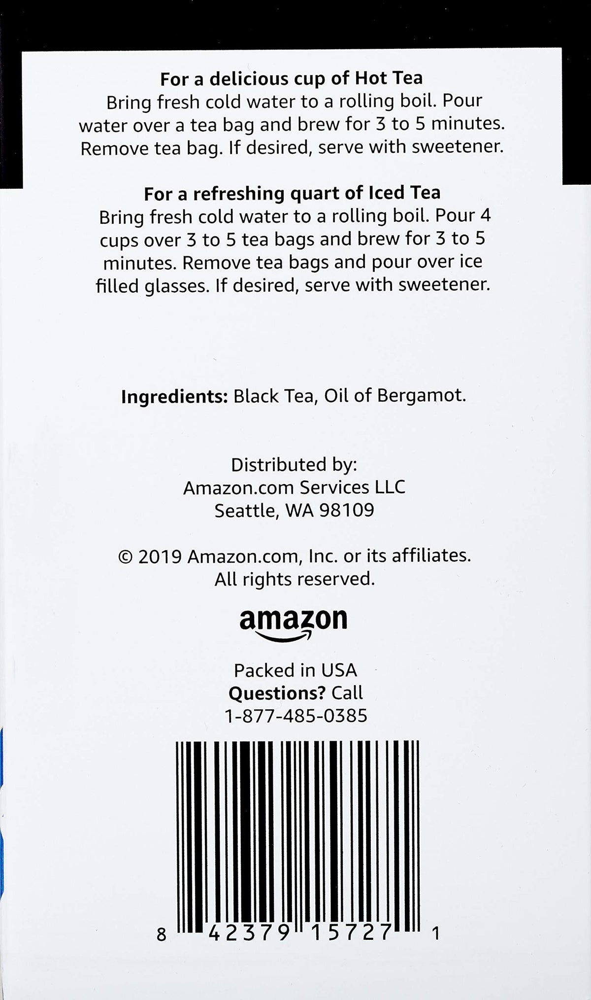 Happy Belly Earl Grey Tea Bags - 20 Count (Pack of 1)