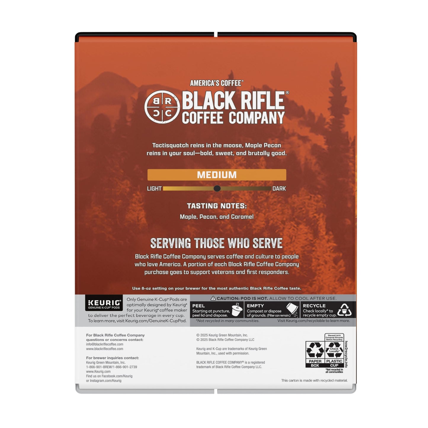 Black  Coffee Company Maple Pecan - 22 Count