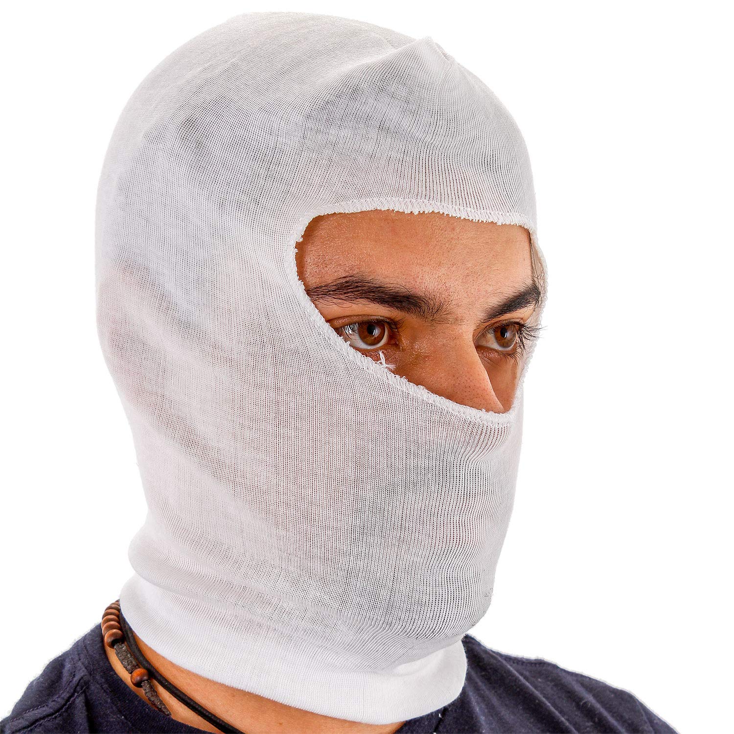 Tcp Global Premium Painters Spray Socks, One Size Fits All (Pack Of 10) - Snug Soft Stretch Cotton Hood Mask - Covers Head To Pr