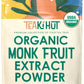 Organic Pure Monk Fruit Sweetener, No Erythritol 4oz, 100% Monk Fruit Extract Organic Powder for Keto and Paleo Diet, No Afterta