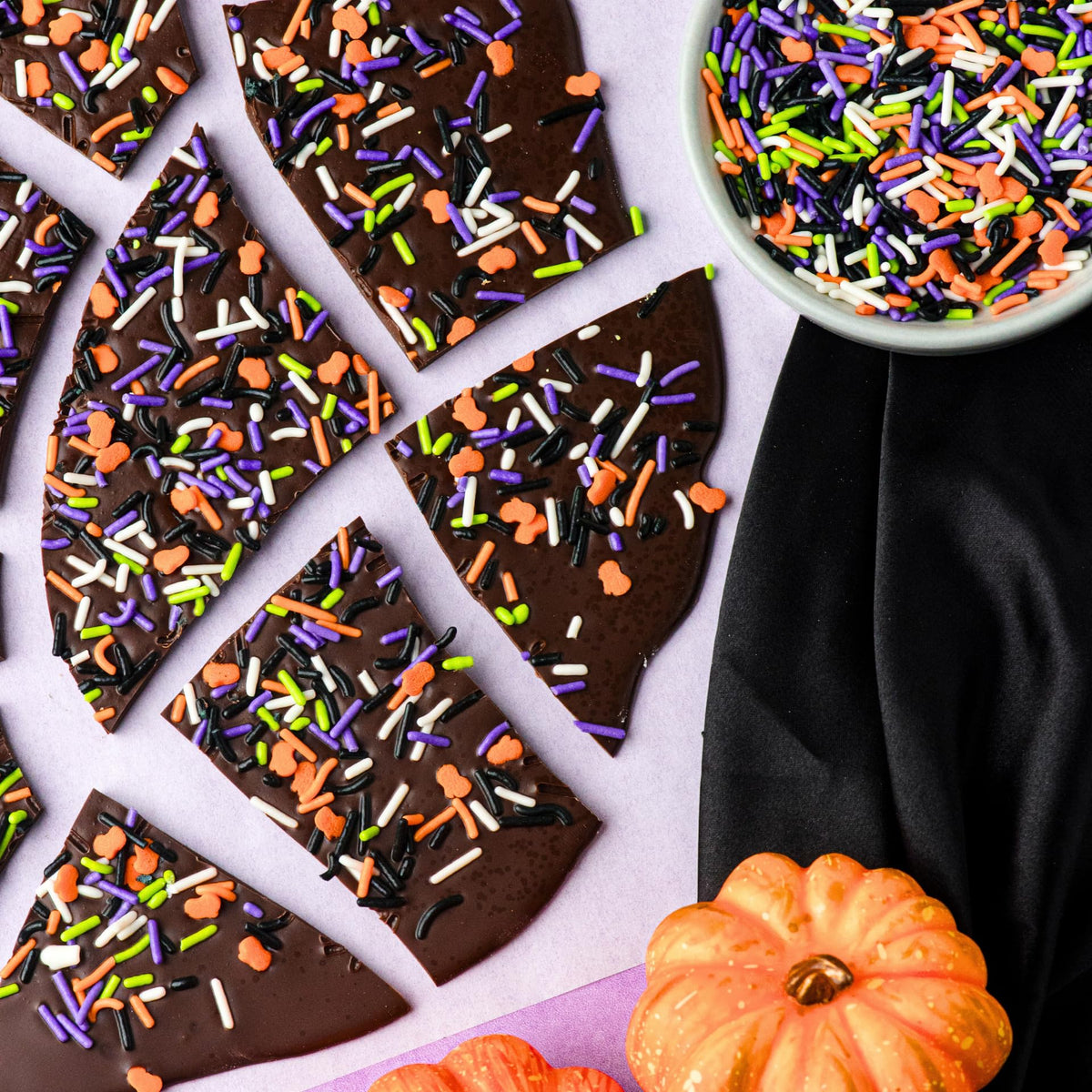 Sweets Indeed Bulk Halloween Sprinklefetti Mix - 1.2 lb Jar | Edible Sprinkles in Orange  Purple  Green  White & Black | Bulk Sprinkle Mix for Cookies  Cupcakes  Cakes & Party Desserts