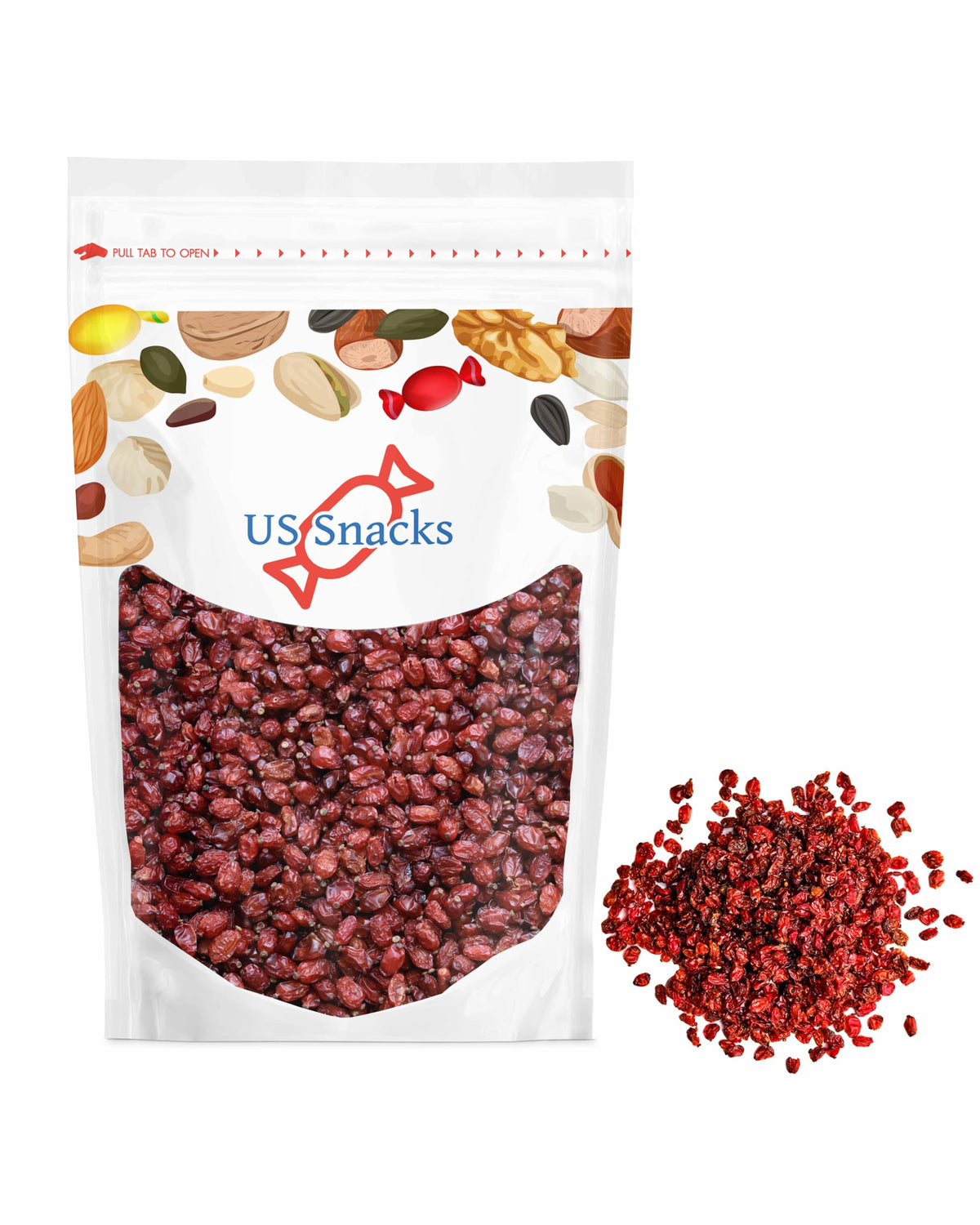 US Snacks, Premium Quality Dried Barberries (Zereshk) (16 Ounce)