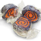 Halloween Black and Orange Cream Taffy Chews by Its Delish, 1 lb Bulk Bag - Individually Wrapped Gourmet Soft Fluff Taffy - Per