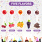 Tootsie Roll Pops - Candy Fruit Flavors with Chocolate Tootsie Roll Center - 1 Pound Bulk Bag - Assorted Individually Wrapped Tootsie Pops Lollipops Holiday Candy (Approx 22 Count)
