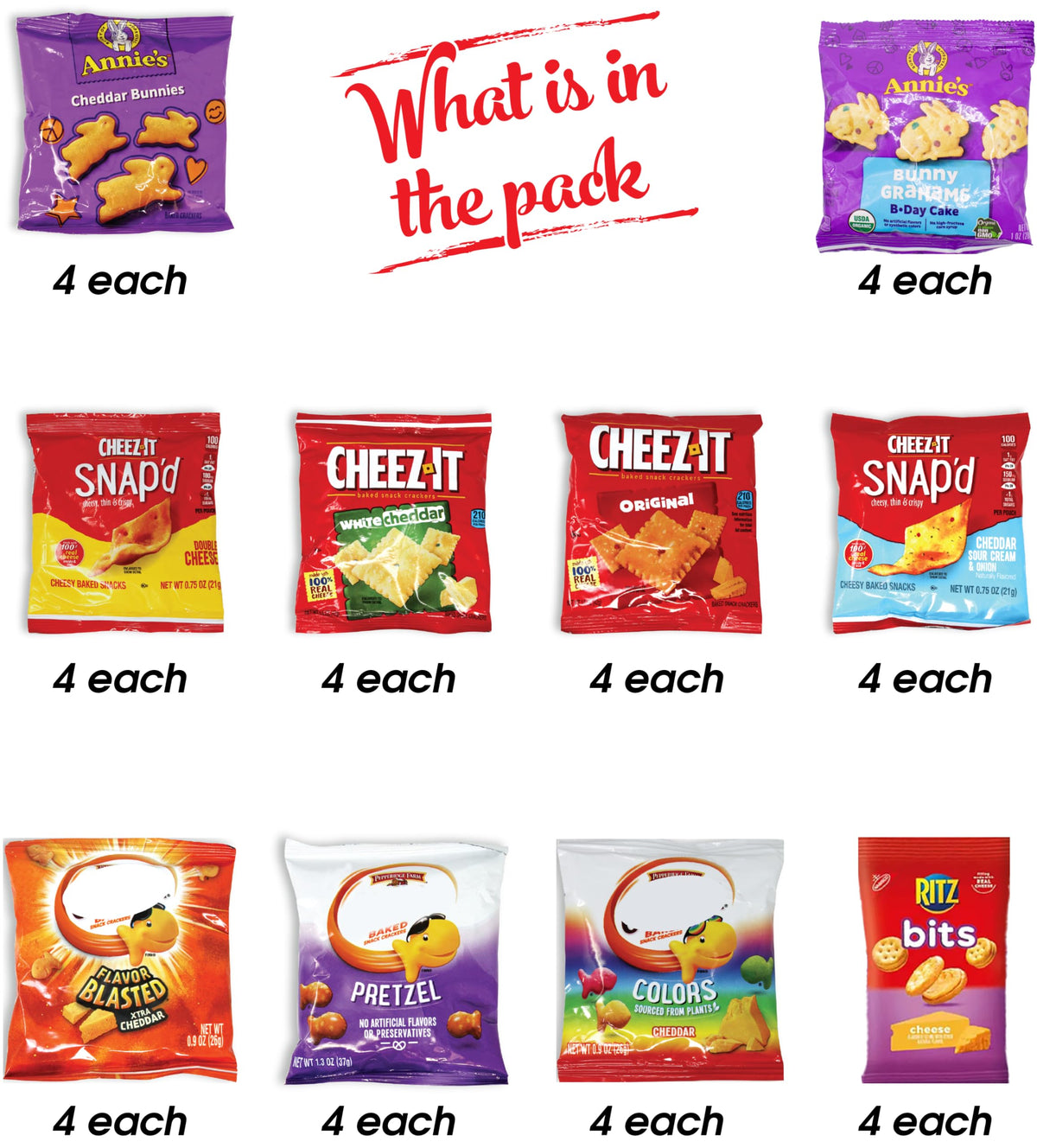 Niro Gift Basket Assortment | 40 Pack Individual Bags Cheese  Ers Variety Pack | Snacks For Mature-Themeds And Children | The Perfect Care Package