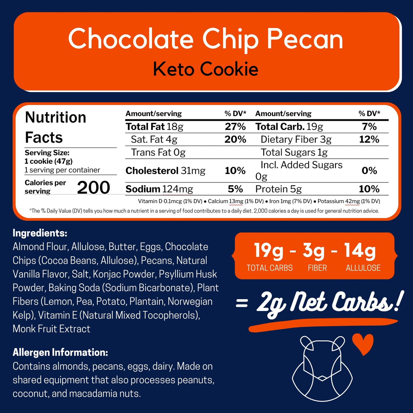 ChipMonk Keto Cookies - Variety Pack (12 Pack) Low Carb Keto Snacks - Gluten-Free, High Fat, Low Sugar, Ketogenic Sweet Snack Fo