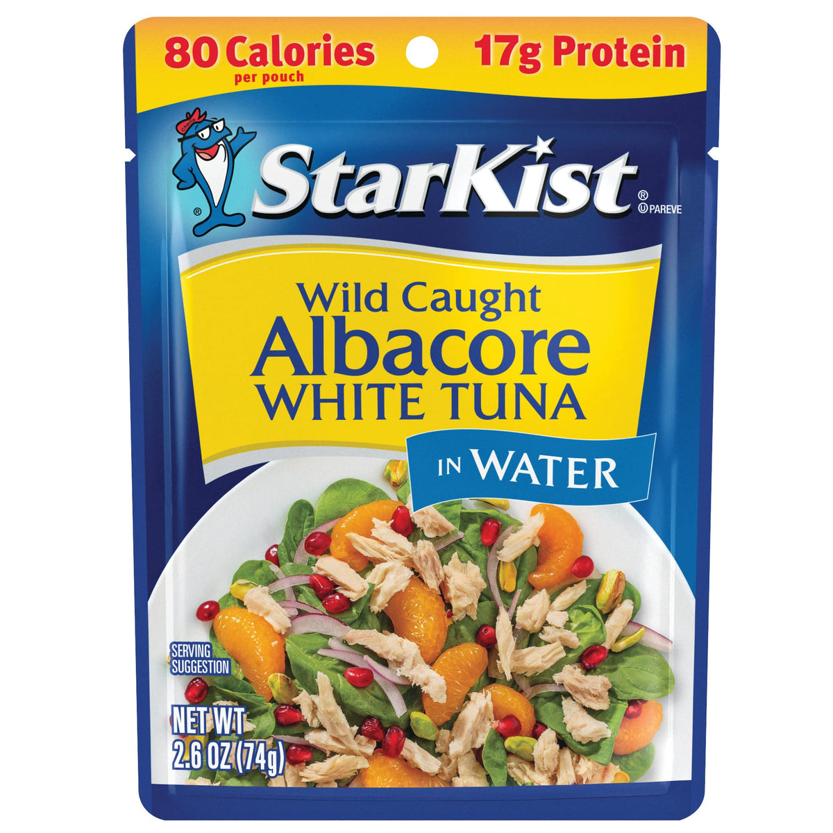 StarKist Albacore White Tuna in Water - 2.6 oz Pouch