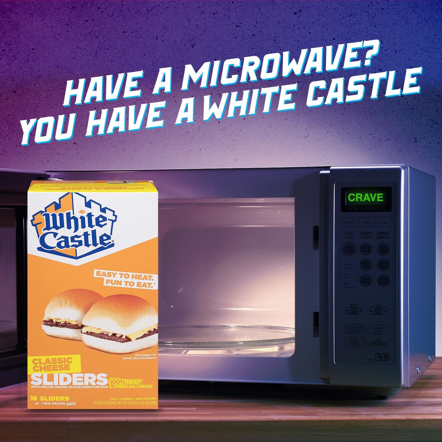 WHITE CASTLE Burger, 29.28 oz (frozen)