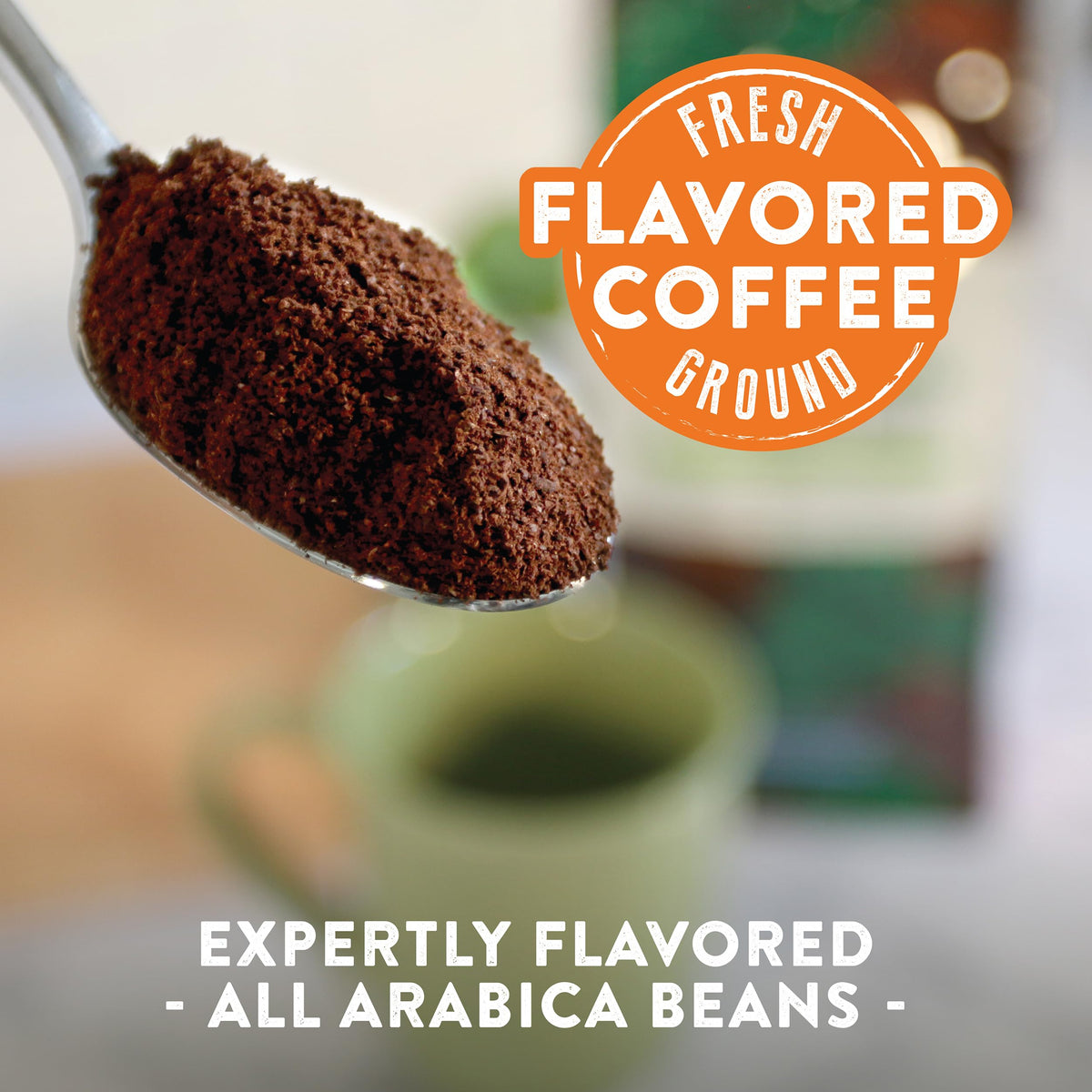 Two Rivers Coffee Junior Mint Flavored Ground Coffee, Perfectly Balanced, Always Smooth, Made With 100% Arabica Beans - Flavor E