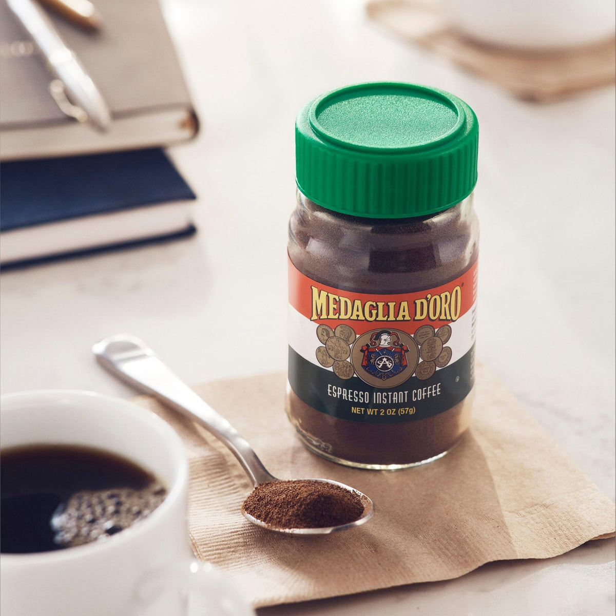 Medaglia DOro Instant Espresso Coffee, 2-Ounce Jars (Pack of 6)
