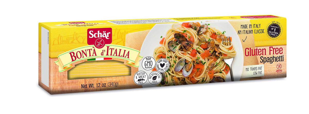 Schar Naturally Gluten-Free Spaghetti, 12-Ounce Packages (Pack of 5)