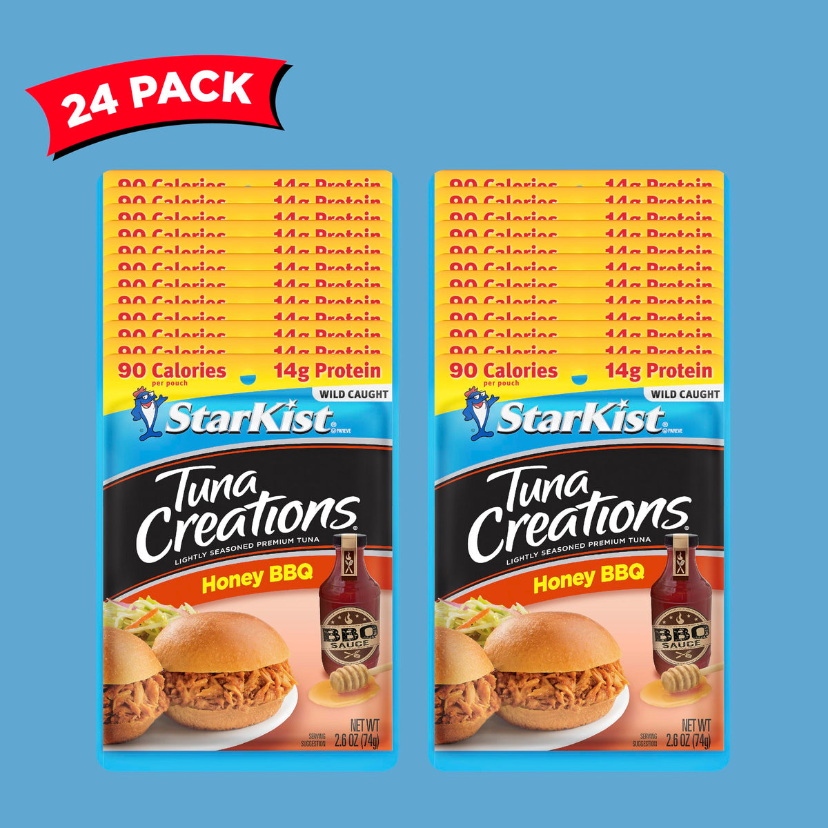 StarKist Tuna Creations Honey BBQ, 2.6 Oz, Pack of 24
