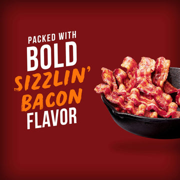 BIGS Sunflower Seeds, Sizzlin  Bacon Flavor, Baseball Stocking Stuffer, 5.35 oz. (Pack of 12)