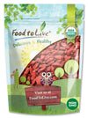 Food To Live Organic Goji Berries, 1 Pound - Sun Dried, Large And Juicy, Non-Gmo, Raw, Vegan, Sirtfood, Bulk
