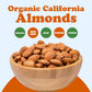 Food To Live Organic California Almonds, 8 Pounds - Non-Gmo, Whole, Unsalted, Unroasted, Keto, Vegan Nuts In Bulk. Rich In Vitam