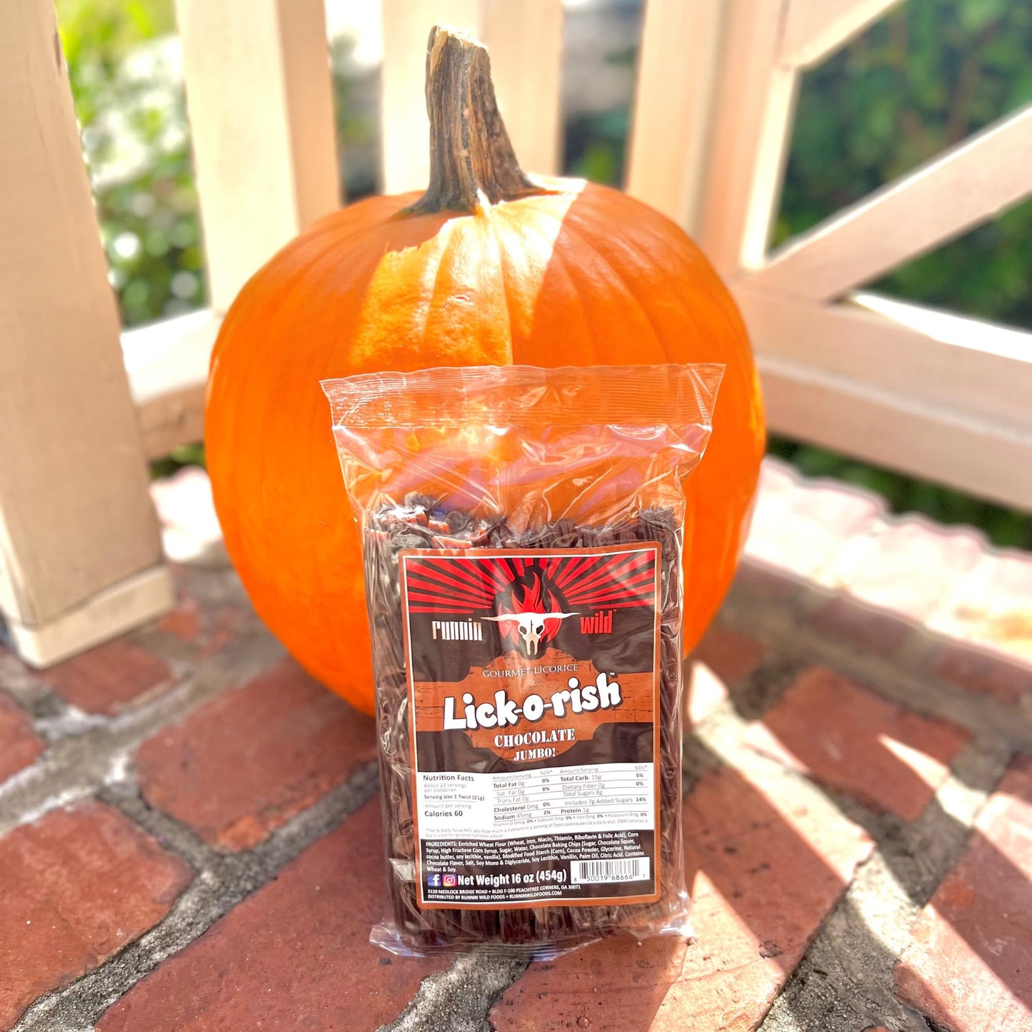 Chocolate Flavored Licorice Twists | Lick-O-Rish, 3 Pounds Total Of Chocolate Licorice Candy (Set Of 3 Bags, 1 Pound Each)
