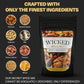 Wicked Mix Snack Mix With Mixed Nuts - Sweet And Salty Snacks Trail Mix Snack Packs With Almonds, Cashews, Pretzels, Pecans - Healthy Snacks Zero Trans Fat In Resealable Bag (Original Mix, Pack Of 3)
