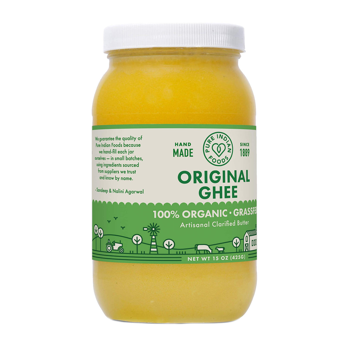 Grassfed Organic Ghee 15 oz