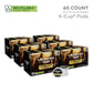 Laughing Man Colombia Huila Keurig Single-Serve K-Cup Pods, Dark Roast Coffee, 60 Count (6 Packs of 10)