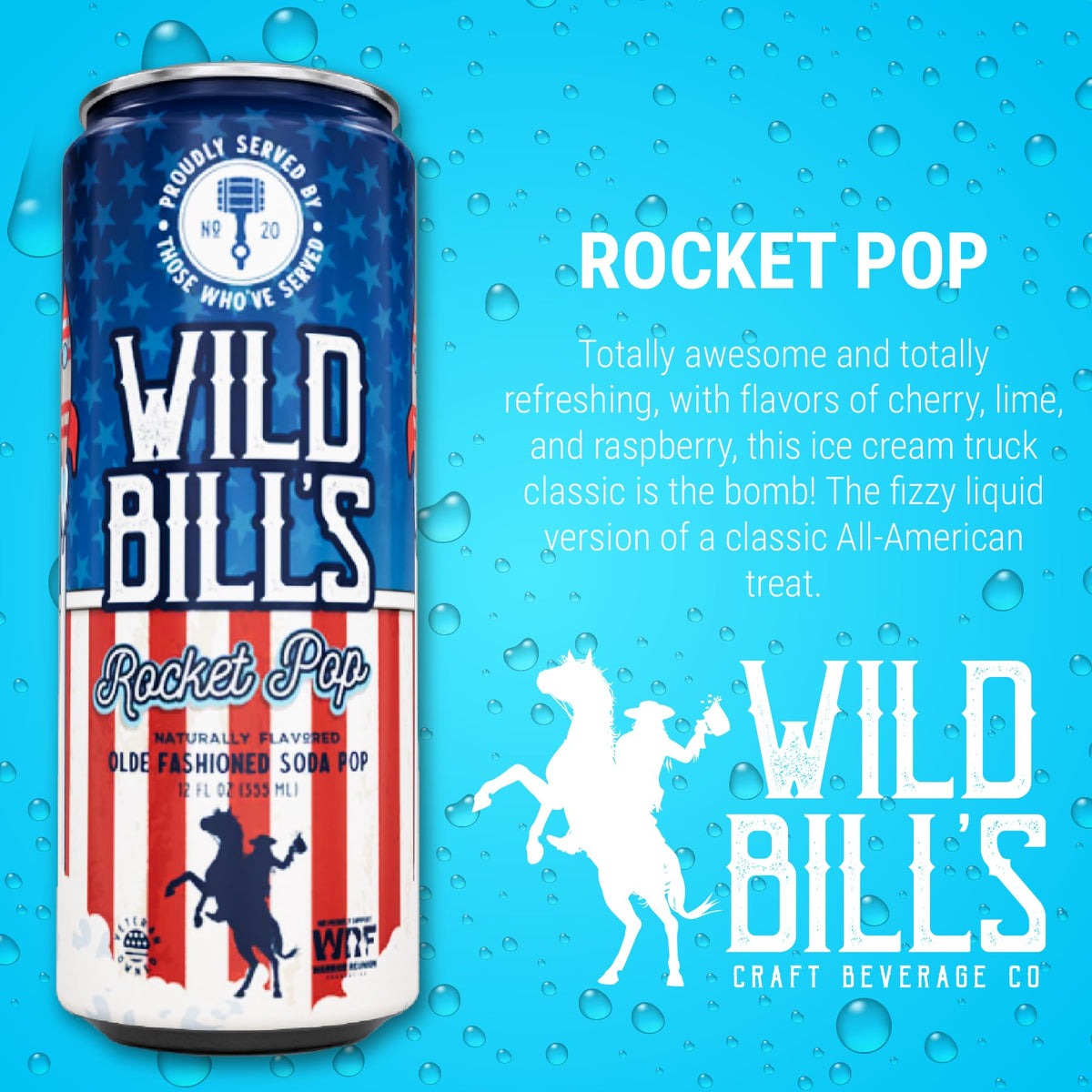 Wild Bills Craft Soda Variety Pack, Ginger Ale & Cola, Pure Cane Sugar, Caffeine-Free, 12 Fl Oz (Pack of 12)