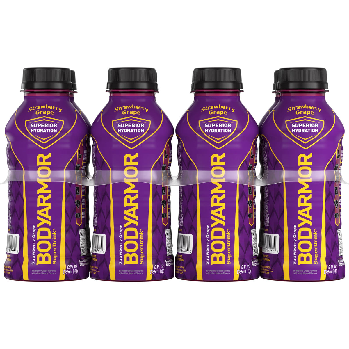 Bodyarmor Sports Drink, Mamba Forever, Strawberry Grape 12 Fl Oz, 8Pk