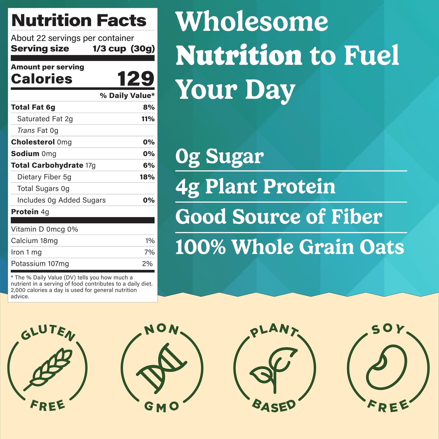 MyCerealMix Sugar Free Granola - Vanilla Almond, Non-GMO, Plant-Based, Gluten Free, 10oz
