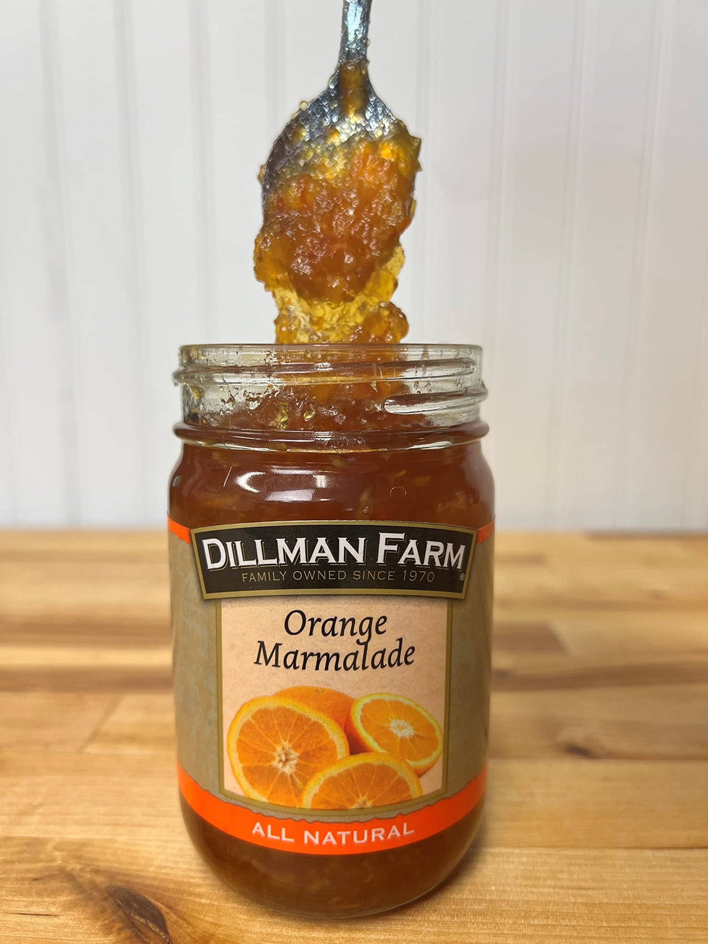 Dillman Farm All Natural Orange Marmalade - Gluten-Free, Non-Gmo, Vgan, Kosher, Preservative Free, Corn Syrup Free - Made In Usa