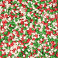 Christmas Tree Sprinkles - 10 Ounces Bulk - Red And Green Confetti Mix - Holiday Jimmies Dessert Toppings - For Gingerbread Cookies Cakes Cupcakes