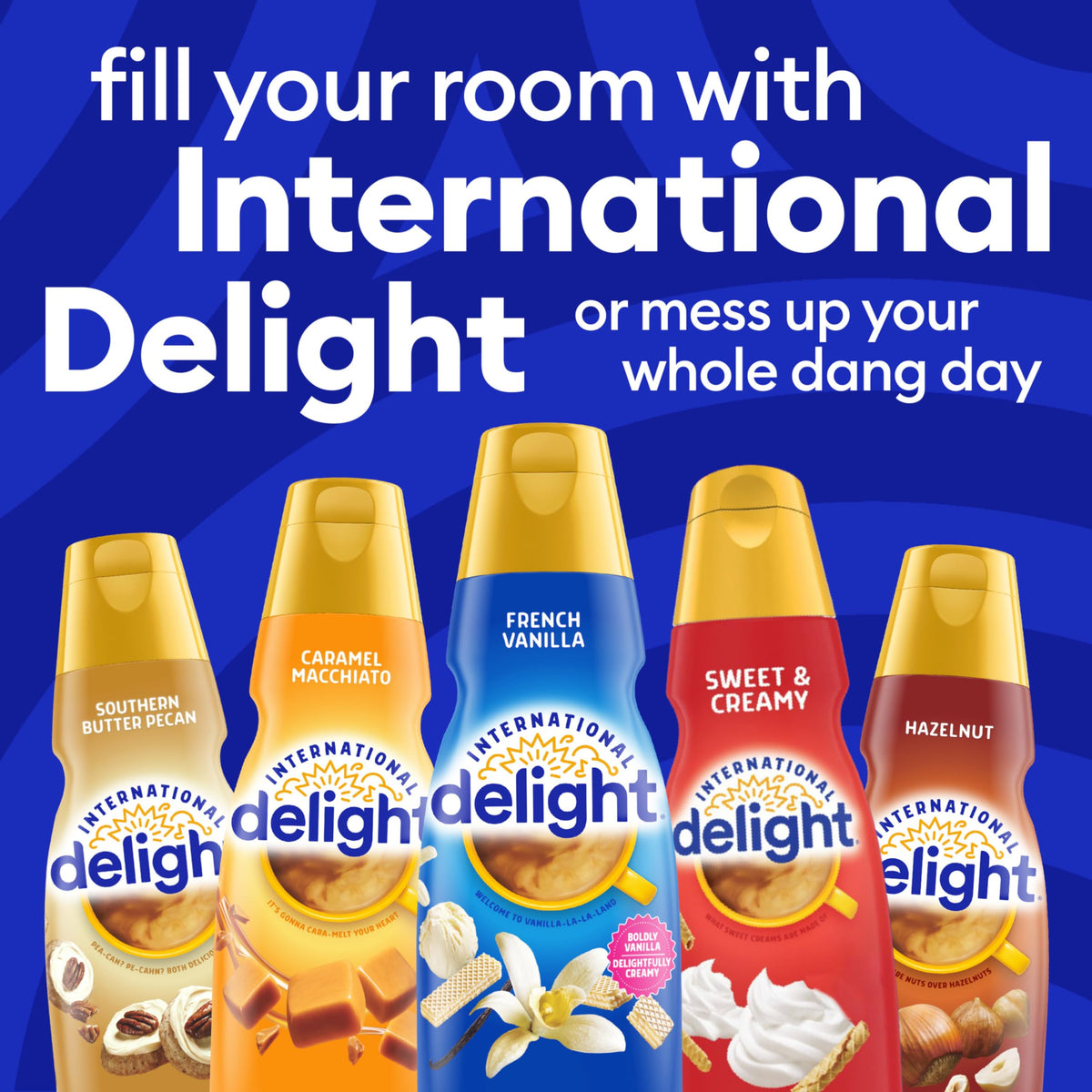International Delight Coffee Creamer, Caramel Macchiato, Refrigerated Flavored Creamer, 64 FL OZ Bottle