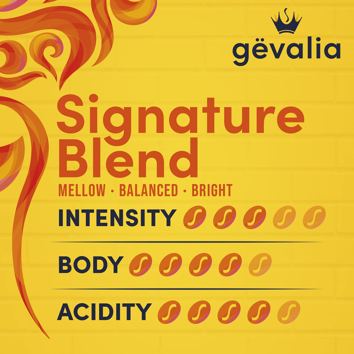 Gevalia Signature Blend Mild Light Roast K-Cup Coffee Pods (32 ct Box)