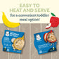 Gerber Mealtime For Toddler Meal Bowl Variety Pack, 2 Oatmeal & Barley With Bananas & Cream, 2 Oatmeal & Barley With Apple Cinna
