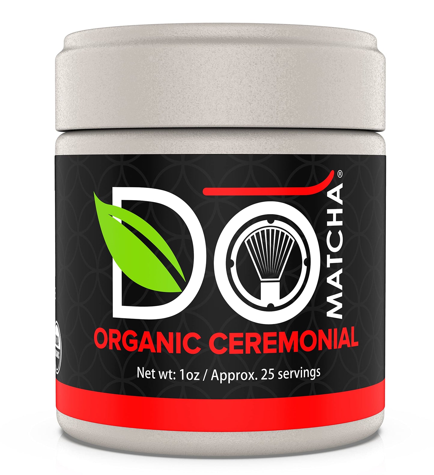 DoMatcha Organic Ceremonial Green Tea Matcha Powder, 1 oz, Green, 25 Servings, Antioxidants, Caffeine, L-Theanine