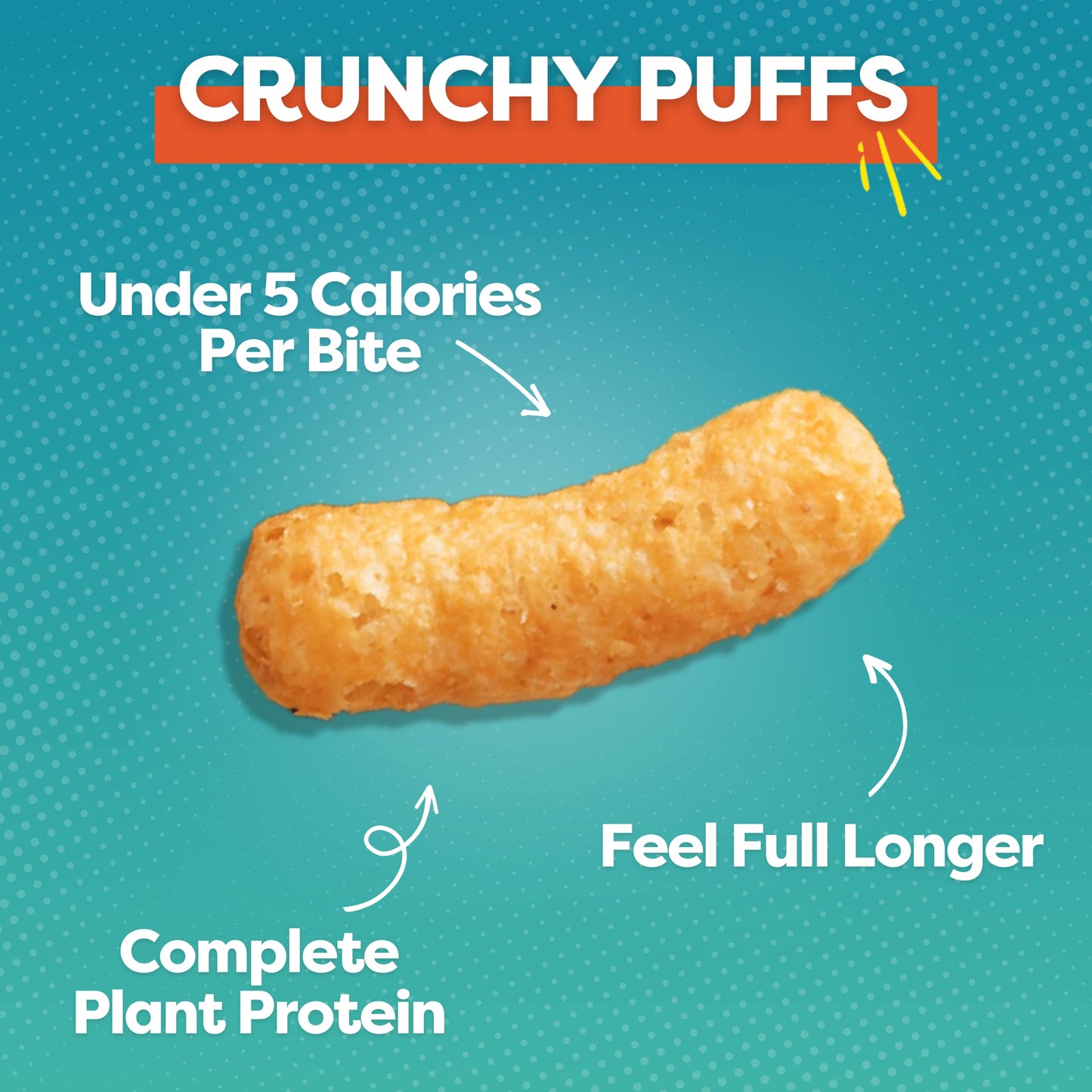 Pnuff Crunch Peanut Butter Puffs - Healthy Snacks, Low Calorie Snacks, Gluten Free Snacks, Vegan, High Protein, Keto, Office Sna