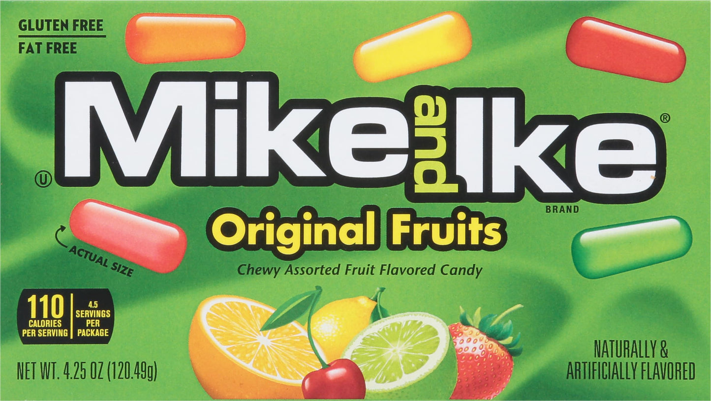 Mike and Ike Original Fruits Candy 4.25 oz