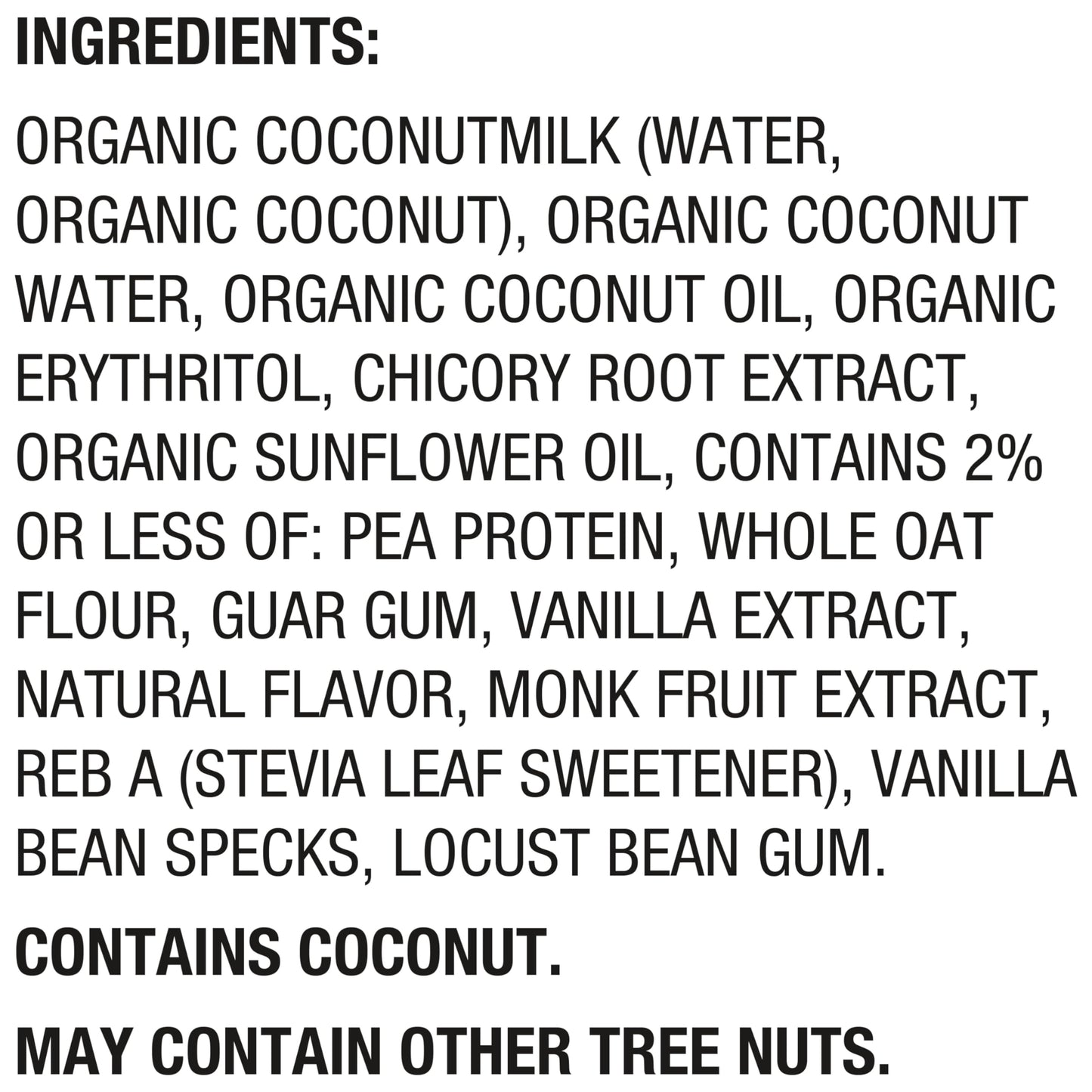 So Delicious Dairy Free Coconut Milk Frozen Dessert, Vanilla Bean, No Sugar Added, Vegan, Non-GMO Project Verified, 1 Pint
