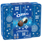 OREO Fudge and White Fudge Covered Chocolate Sandwich Cookies, Holiday Cookies, 1.02 lb Tin