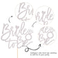 YCTHUNFISH Bride to Be Cake Topper Silver Glitter Ring W 6.0in H 8.9in Cake Decoration for Wedding Bachelorette Bridal Shower
