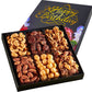 Happy Birthday Nuts Gift Basket, Gourmet Snack Box,In Elegant Box, Gift Set Birthday Party, For Men And Women. Kosher, Snackberry (Assortment #2)