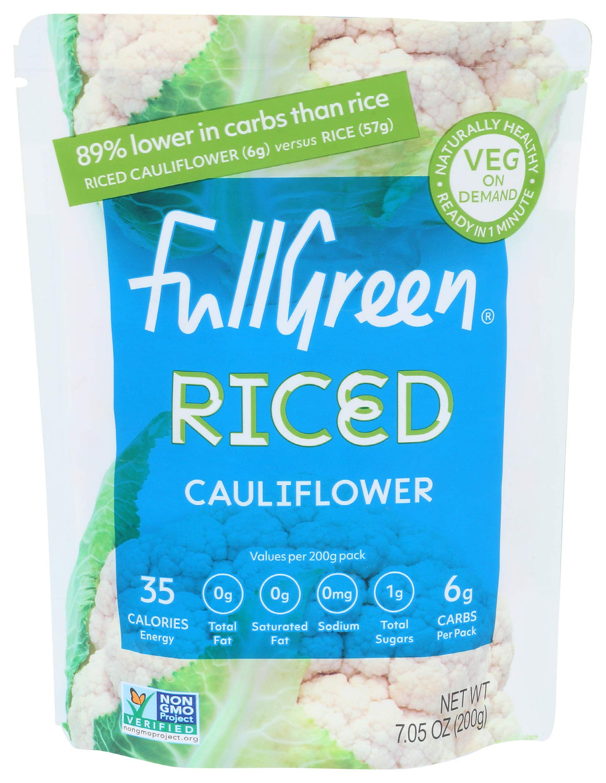 Cauli Rice - Fullgreen - Low Carb Riced Cauliflower (Cauliflower, 1 Count)